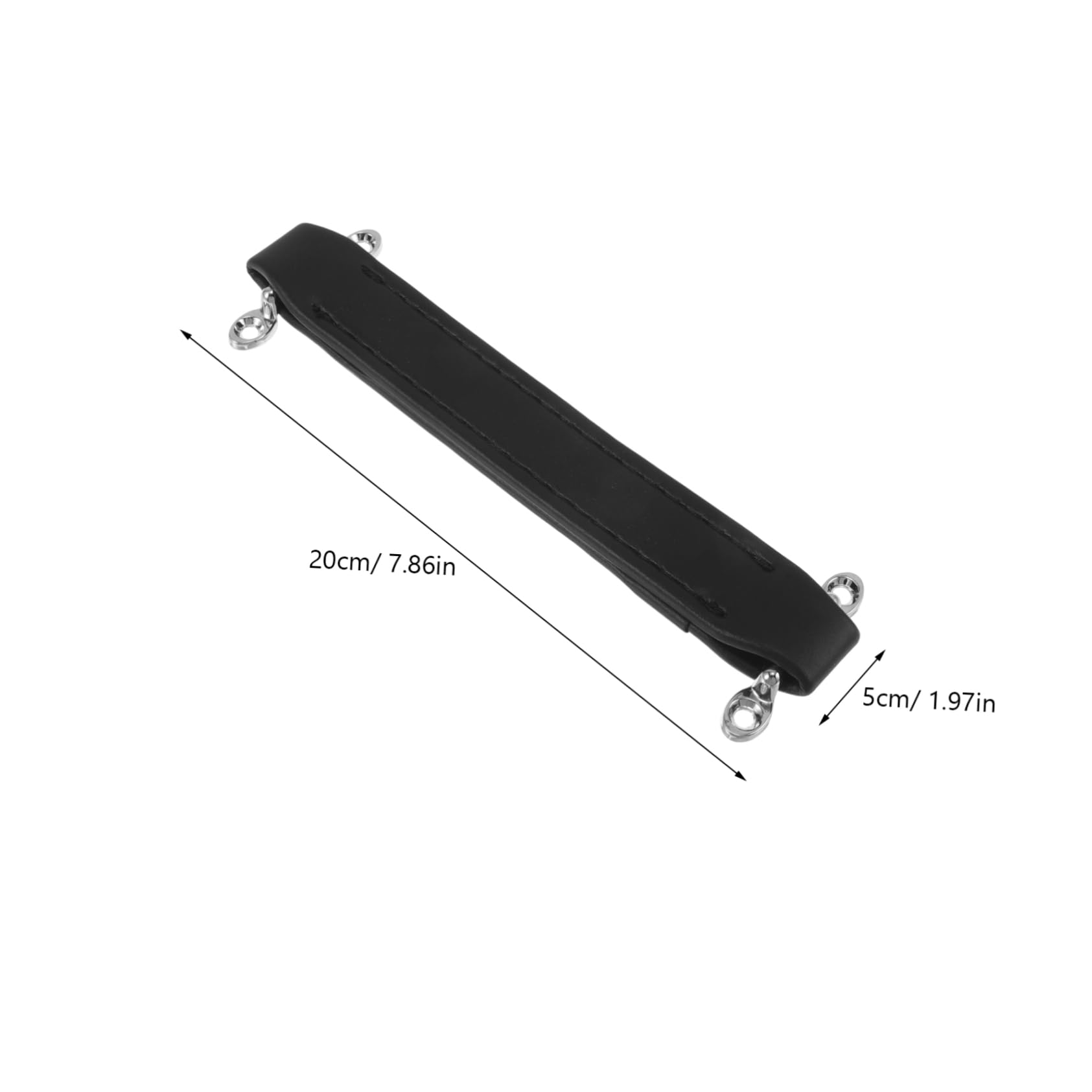 BESPORTBLE Guitar Amplifier Handle PU Comfort Chest Handle for Easy Carrying of Vintage Speaker Cabinets Secure Attachment with Screws for Amplifier Portability and Stability