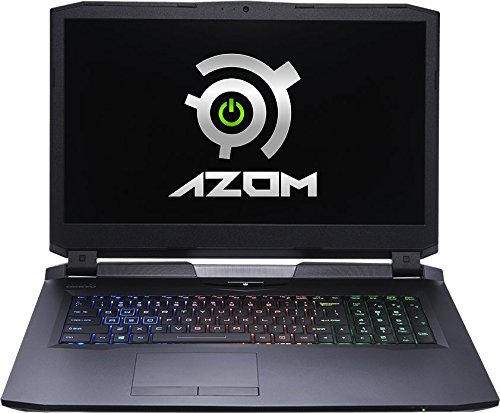 Image of Azom Legion 17.3-inch Laptop (Upgradable up to i7-8700K, 64GB RAM, 2xSSD, 2xHDD), Black