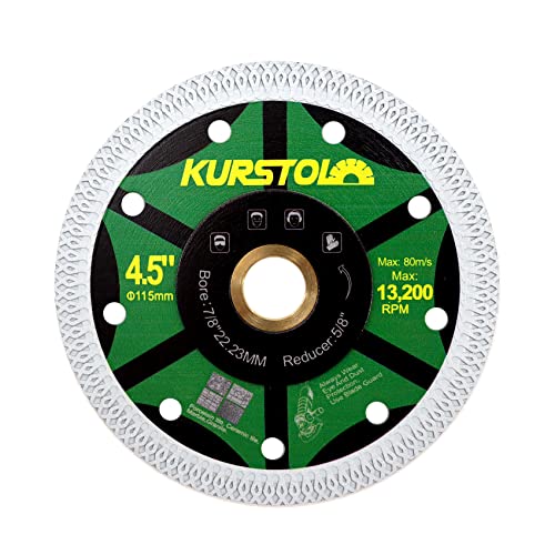 KURSTOL Diamond Tile Cutting Disc, 4.5"/115mm Super Thin Diamond Cutting Wheel