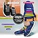 Diagonal One No Tie Shoelaces – 2 Pack. Slip On Tieless Elastic Silicone Shoe Laces for Kids, Adults & Seniors. Best for Sneakers and Casual Footwear