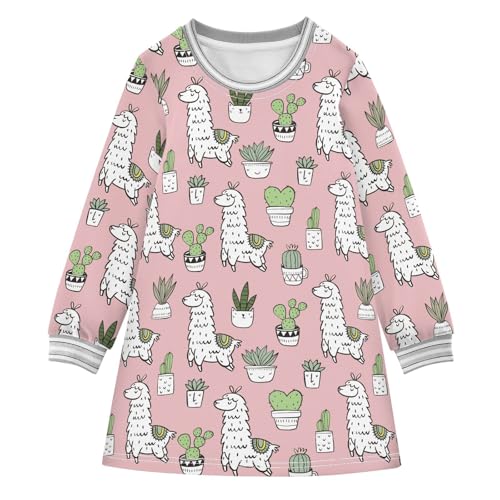 Girl Long Sleeve Dress Formal Party Holiday Dresses Casual Spring Fall Winter Dress 2-8 Years