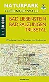 bad salzungen therme übernachtung  Wanderkarte Bad Liebenstein, Bad Salungen, Trusetal (Naturpark Thüringer Wald / Wanderkarten. 1:30.000)