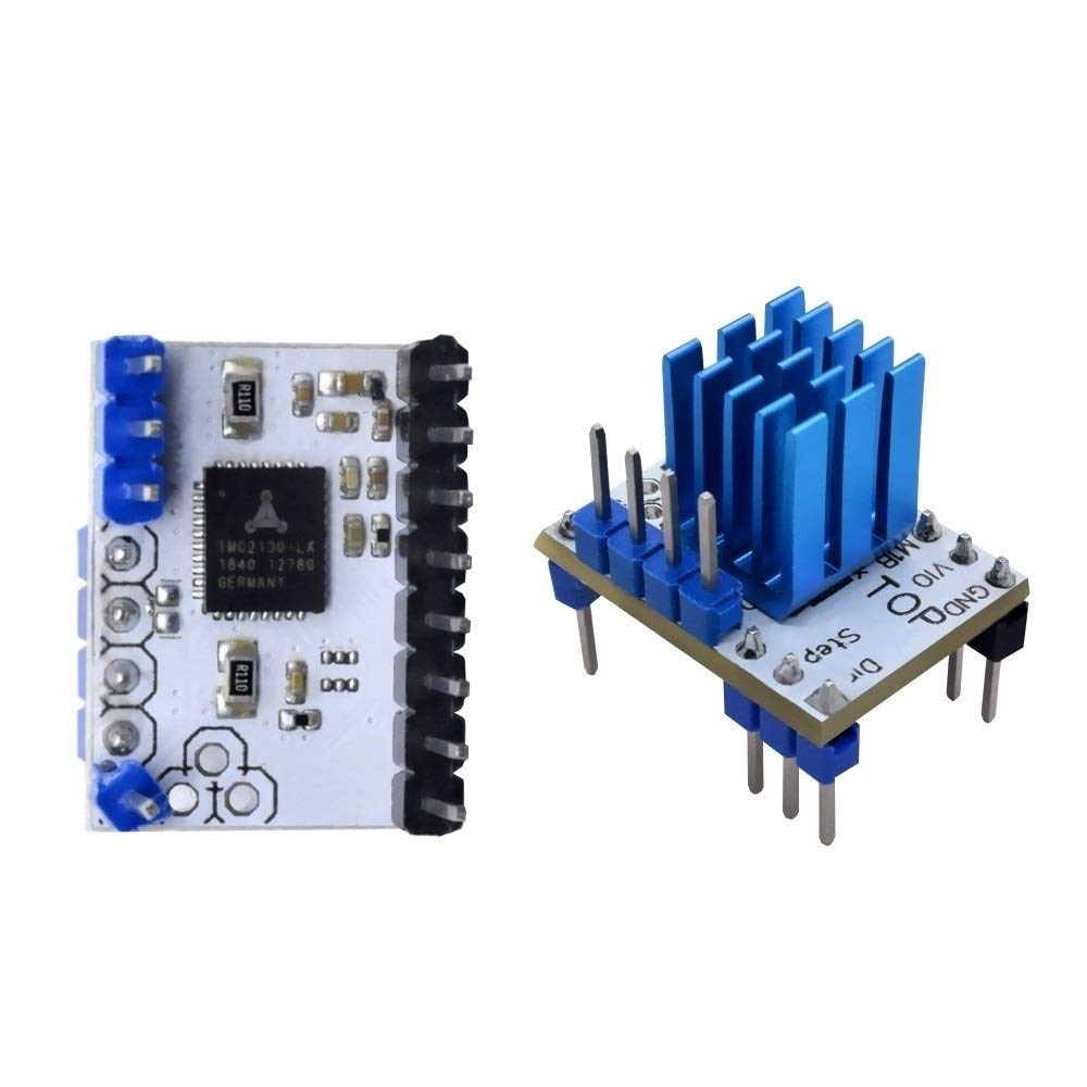 Druckerteile 1/4pcs 2130 V1.2 mit SPI MKS Stepper Motor StepStick Mute Driver für 3D-Drucker Control Board Ersatzteile (Größe: 4pcs TMC 2130 V1.2) (Size : 4pcs TMC 2130 V1.2)