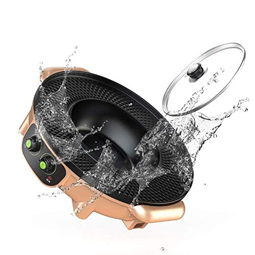 Barbecue Grill Multi-Function Electric Hot Pot and Baking Pan - One-Pot Grill for Korean BBQ and Versatile Cooking - Image 4