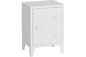 MIOCASA Locker Table: Contemporary and Convenient Bedside Storage Solution