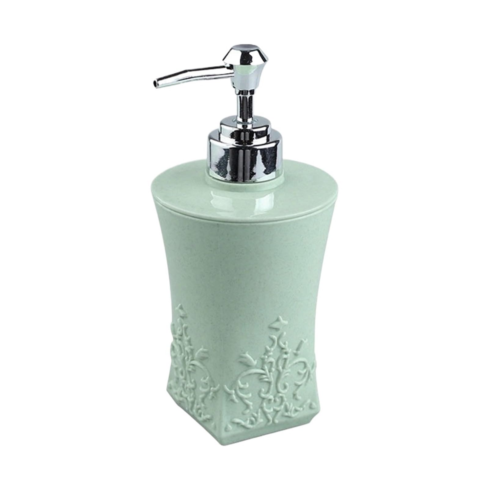 Hand Fashion Soap Dispenser For Bathroom Dish Countertop Lotion Dish for Bathroom(Blue,B)