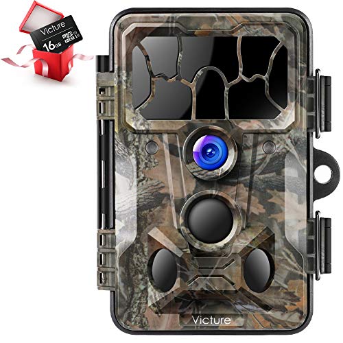 Victure Trail Game Camera 20MP with Night Vision Motion Activated Waterproof and 130°