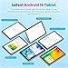 Tablet, 10.1 inch, Android 14 Tablets, Octa-Core, 12GB RAM + 64GB ROM (1TB Expand), 6000mAh Battery, 2.4G+5G Wi-Fi 6, 2MP+8MP Cameras, Bluetooth, 1280x800 FHD IPS (Gray)