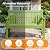 Psilvam Garden Bench, 2-Person Poly Lumber Patio Bench, All-Weather Outdoor Bench that Never Rot and Fade, Memorial Bench, Suit for Garden, Porch and Park (Dark Green)