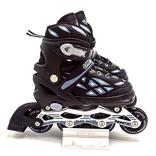 Patins Semi-Profissional, Uni Toys, Preto