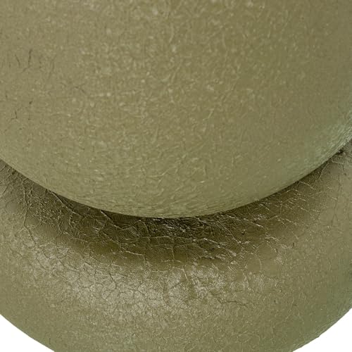 Vase de sol en métal vert mat Ø21x99cm pour décoration de maison