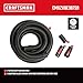CRAFTSMAN CMXZVBE38759 2-1/2 in. x 20 ft. POS-I-LOCK Wet Dry Vac Hose Attachment Kit, Industrial-Grade Shop Vacuum Replacement Hose, Fits Most Wet/Dry Vacuums with a 2-1/2 in. Diameter