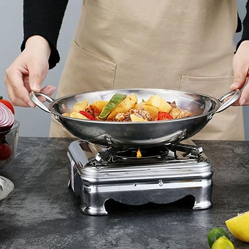 Wok de Acero Inoxidable con Doble Asa miniatura 3