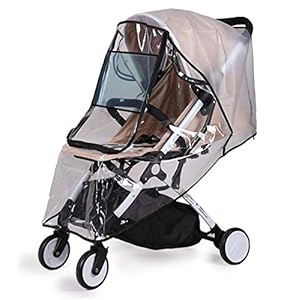 Bemece Universal Rain Cover for Pushchair Stroller Buggy Pram, Baby Travel Weather Shield