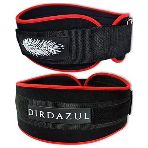 DIRDAZUL Cinturón Lumbar Gimnasio, Faja Lumbar Hombre Mujer, Crossfit, Fitness, Musculación, Sentadillas, Levantar Pesas, Halterofila (M)