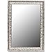 Mirror in Antique Mayan Silver Size: 30" x 42"