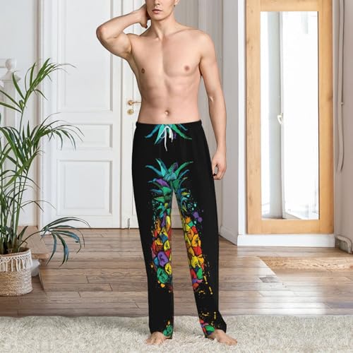 Pantalon de pyjama ananas hommes S-5XL ample et doux - 3