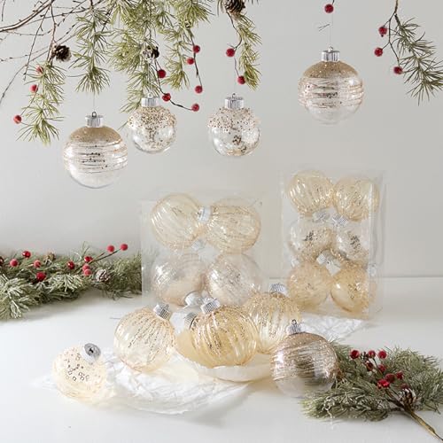 Décoration de Noël à offrir en cadeau ou pendentif de table au script doré chic - 7