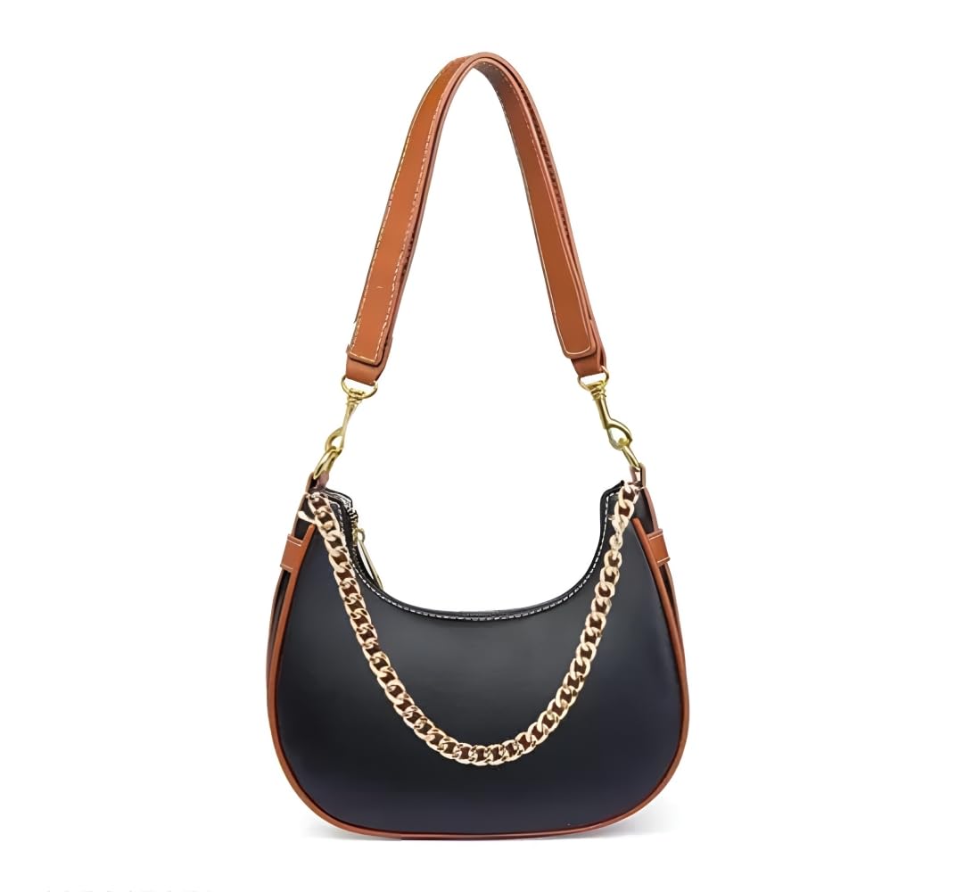 Albrrado Elegant Leather Sling Bag-Compact And Stylish Handbag | Adjustable And Detachable Bag For Girls Women | Work | Office | Birthday | Gift | Wife | Rakhi Gifts For Sisters, Black (B0D8ZNZL55) Amazon Price History, Amazon Price Tracker