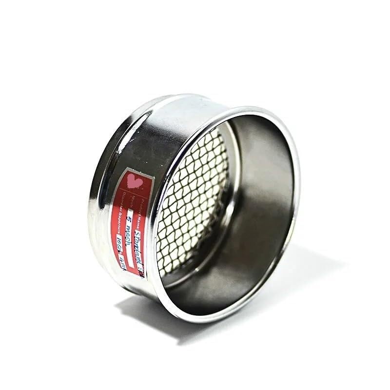 Setaccio standard for test di laboratorio - Diametro 10 cm, maglia in acciaio inossidabile 304 SUS, maglia 4-10 for campionamento e ispezione(6 mesh)
