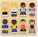 Discovery Toys WE All Belong Diversity Wooden Puzzle | 2-Sided Interchangeable Puzzle | Special Needs & Abilities Wooden Puzzle | 2 Puzzles in 1 | Inclusive Chunky Toddler | 19 Months +