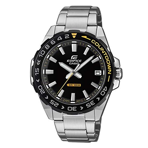 Casio Reloj Analógico para Hombre de Cuarzo con Correa en Acero Inoxidable EFV-120DB-1AVUEF