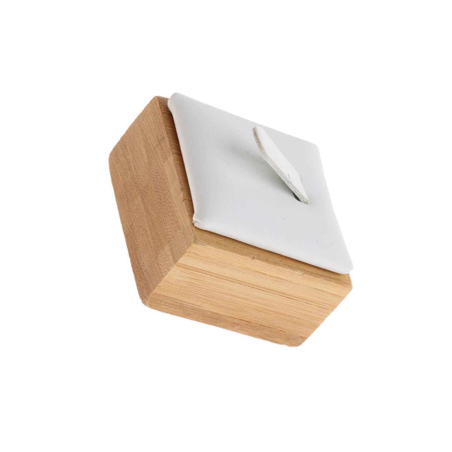 YIXANNX Jewelry Display Stand Tray Showcases Ring Earrings Organizer Offering Dynamic Jewelry Presentation Wood Ring Holder Is Ways Display Rings On Counter