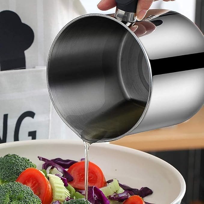 Oil Strainer Pot Grease Can - Stainless Steel Cooking Grease Container,Reuse Oil Storage Best Oil Shaver Can Container with Removable Filter Anti-Scalding Handheld..2025 3