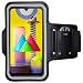 Produktbild CoverKingz Armtasche für Samsung Galaxy M31 Sportarmband mit Schlüsselfach, Laufarmband Fitness, Handy Armband Schwarz