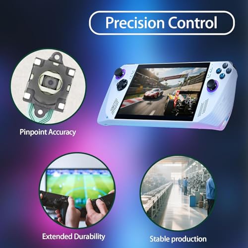 Image of Hall Effect Joystick Replacement for Asus ROG Ally RC71L, GPD Win3 Windows 10 Handheld Laptop Thumb Sticks 3D Joystick Replace Accessories