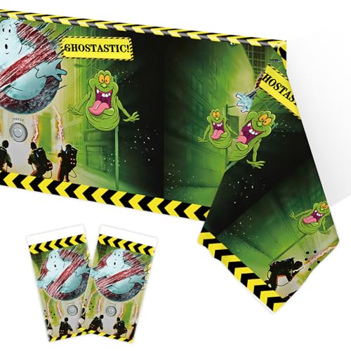 Kangzilang 2pcs Ghost-Busters Party Decoration Party Tablecloth Birthday Party Decoration Supplies (70 x 42)