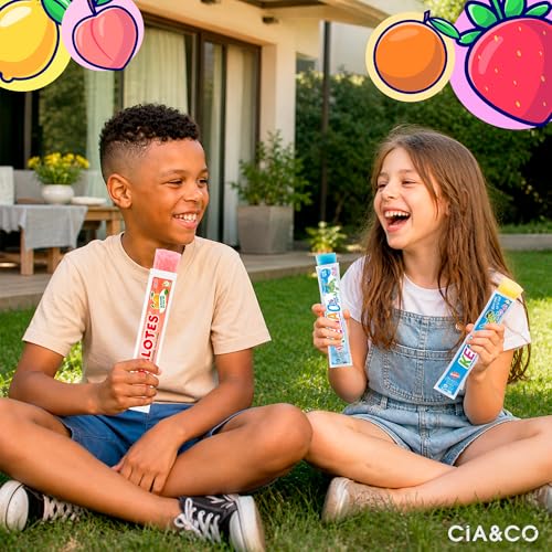 Miniatura 7 de 24 Polos Para Congelar 0 Azúcar Flashes De Hielo Sabores Variados Para Niños Y Adultos Polos Flash Verano Sin Azúcar Flash Sin Gluten, Sin Lactosa Y Veganos Selección Cia Co