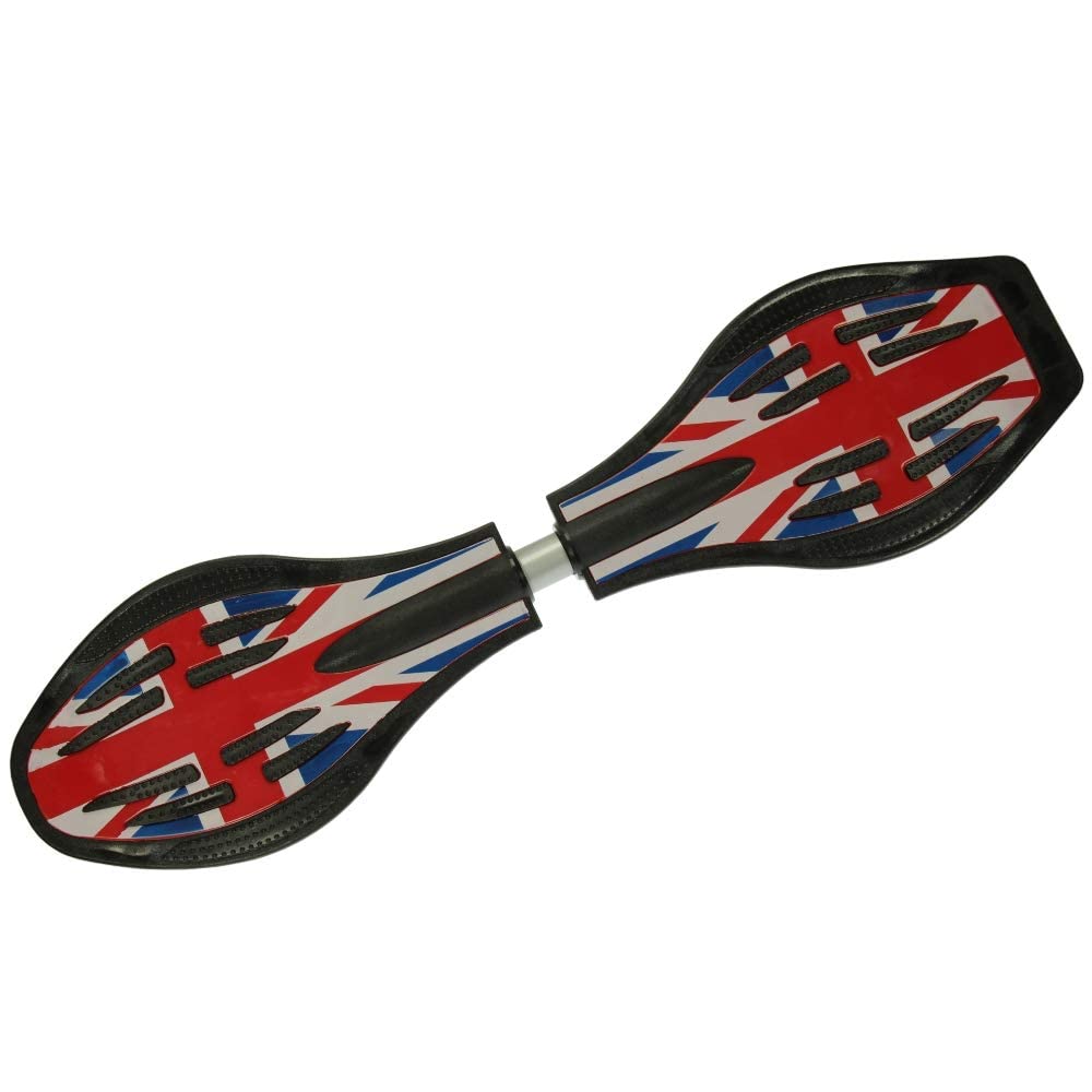 Funtomia Waveboard Original Rosa Diseño Floral con Ruedas LED y Rodamientos Mach1