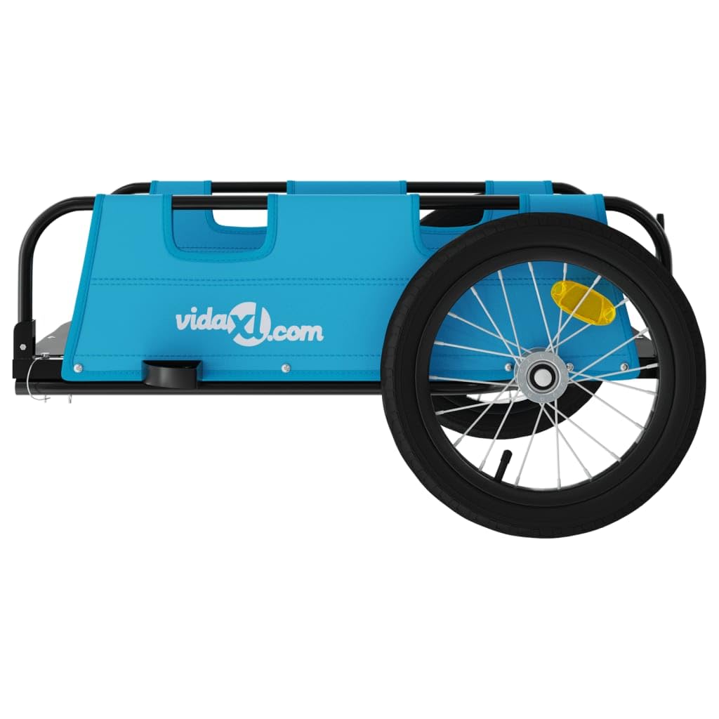 Remolque de bicicleta naranja de tela Oxford y hierro con recubrimiento en polvo, plegable con embrague, seguridad y protección para el transporte de equipaje, niño, perro, ideal para ciudad
