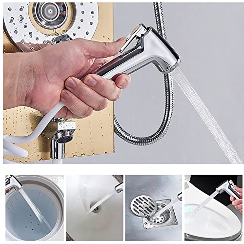 Led Gold Shower Panel Tower System Digital Display Shower Column Stainless Steel Shower Panel System, Shower System with Shower Head, Handheld Shower, Body Jets, Tub Spout, Bi miniatura 5