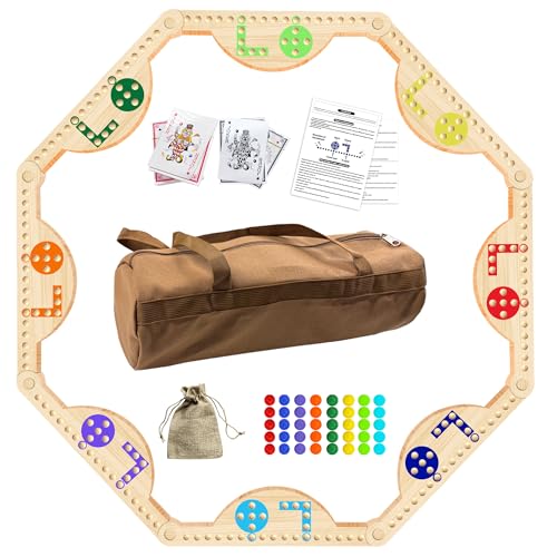 Juego de Mesa Marbles and Jokers de Madera Maciza miniatura 1