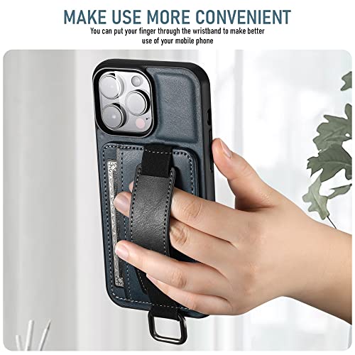 Coque de luxe en cuir pour iPhone 12 Pro Max avec lanière - 6