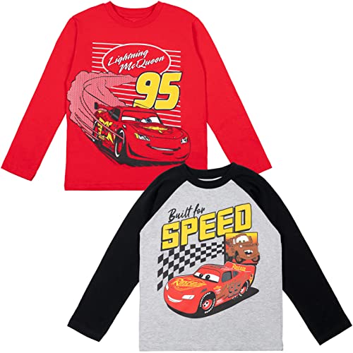 T-shirt Cars Disney Pixar Lightning McQueen et Mater lot de 2 manches raglan garçon 10-12 ans