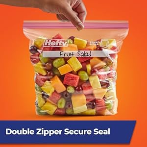 Hefty Press to Close Food Storage Bags, Gallon Size, 20ct — photo 2 of 6