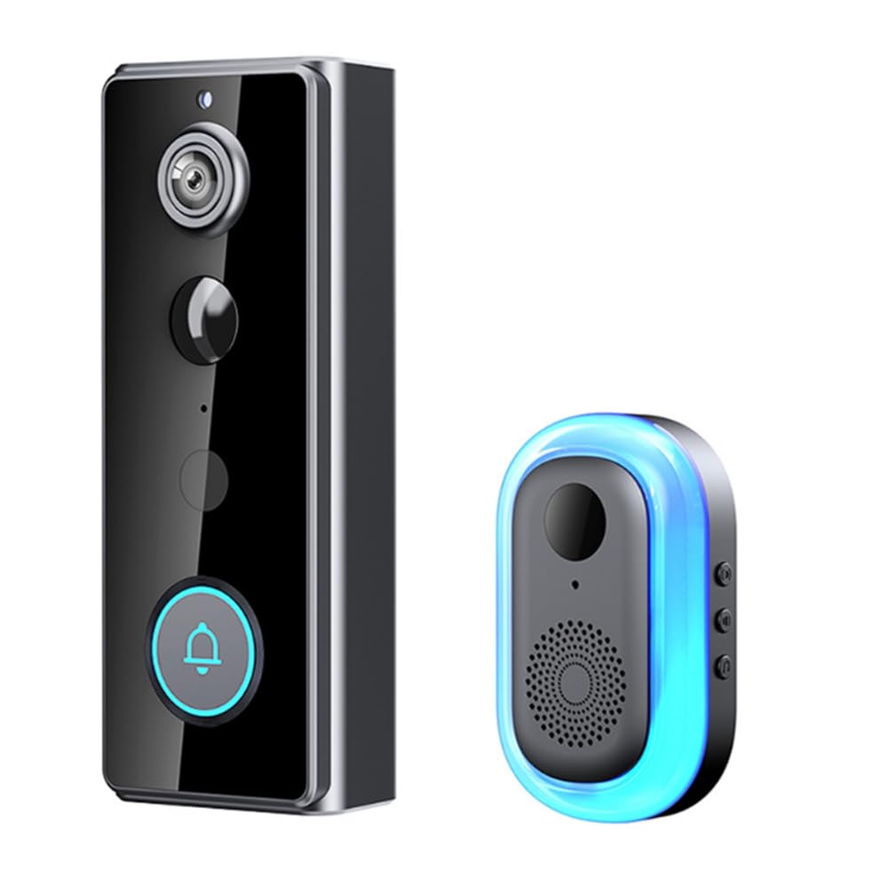 Littimoon Wireless Doorbell with Camera Door Bell Camera Wireless Doorbell Camera Wireless Outdoor
