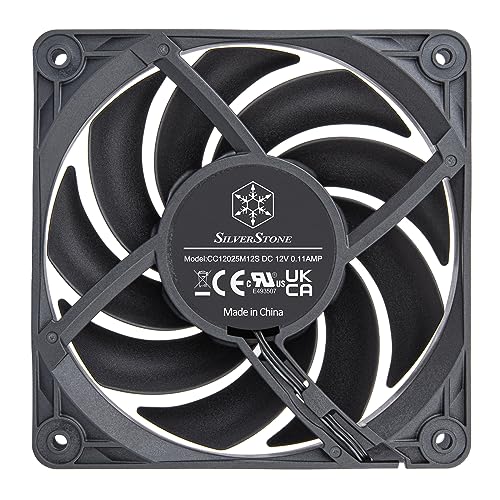 Image of SilverStone Technology Vista 120F Performance Enhanced 120mm Fan, SST-VS120B-F