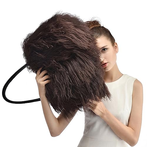 Image of Women Luxury Real Lamb /Mongolian Flush Wool Fur With Genuine Leather Handles Handbag