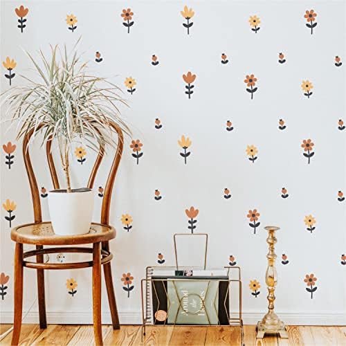 Boho Geometric Wall Decals for Girls Bedroom Kids Wall