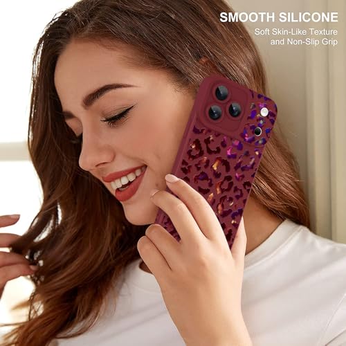 Image of ZIYE for iPhone 17 Pro Case Gradient Leopard Pattern Phone Case