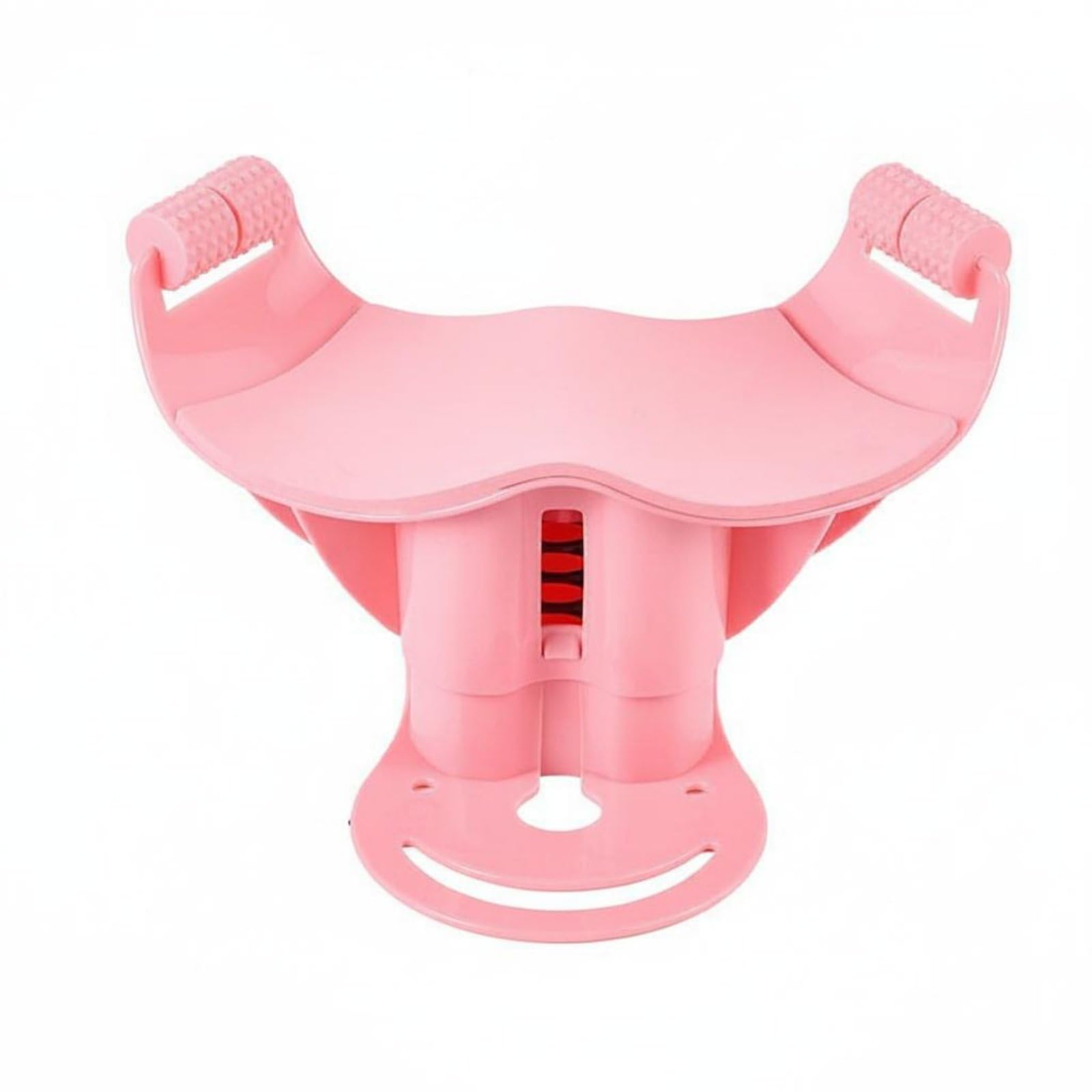 Postpartum Recovery Glute Lifting Device Ergonomic Design Hip Bridge Coach Eco-Friendly TPE Material Buttocks Shaping Tool for Women, Stretching Exercises, Home Gym, Pink-image-23