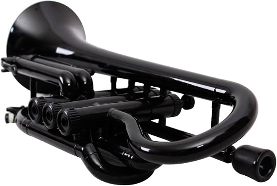 Tromba Pro Professional Plastic Bb Cornet, Black