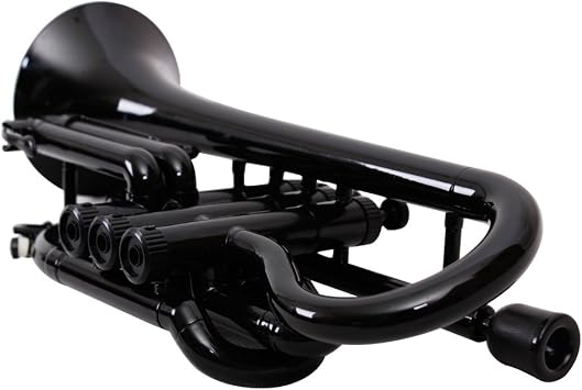 Tromba Pro Professional Plastic Bb Cornet, Black
