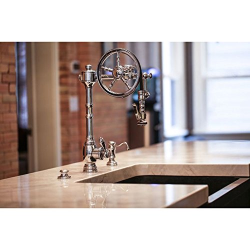 Waterstone51002sntraditionalthewheelpulldownkitchenfaucet2pcsuitesatinnickel Urban Country Home Decor Waterstone 5100 2 sn traditional the wheel pull down kitchen faucet 2pc suite satin nickel urban country home decor