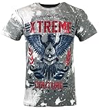 Xtreme Couture by Affliction Men T-Shirt American Original Biker MMA Gym S-4X$40 (L) Gray