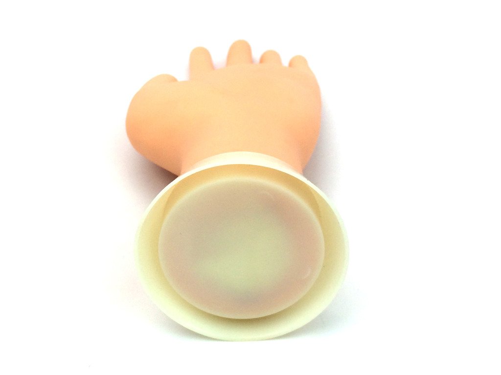 Beauticom 1pc Movable Practice Manicure Nails Hand & 4pcs Practice Fingers Nail Art Display